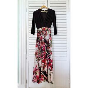 Chetta B Maxi Longsleeved Dress